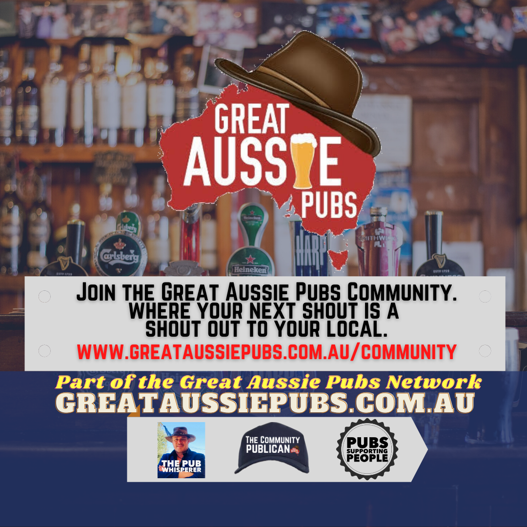 Pubs Supporting People and Great Aussie Pubs Poster